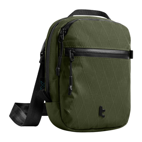 Tomtoc Aviator-T37 - Sacoche de voyage 1,3 L en X-Pac (verte) : sacoche Tomtoc Aviator-T37 verte, vue d'ensemble