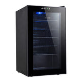 Euhomy BR001-89 - Réfrigérateur à boissons 70 L à porte vitrée (noir) : réfrigérateur à boissons Euhomy BR001-89 noir, porte vitrée