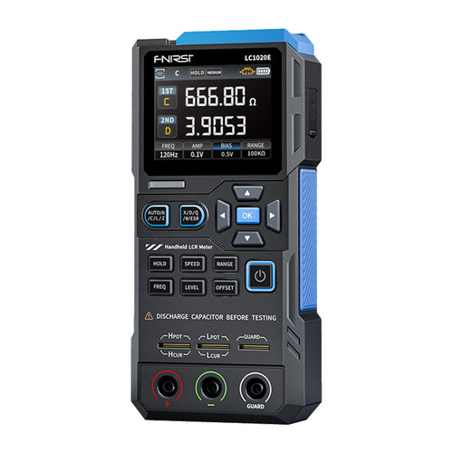 FNIRSI LC1020E - Pont de mesure LCR portable de 100 Hz à 100 kHz : pont de mesure LCR FNIRSI LC1020E, vue d'ensemble