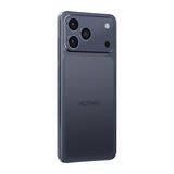 HOTWAV A17 Pro Max - Smartphone 6,75 pouces 120 Hz, 5160 mAh (noir) : dos en alliage aluminium-titane