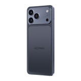 HOTWAV A17 Pro Max - Smartphone 6,75 pouces 120 Hz, 5160 mAh (noir) : module photo arrière et tranche du téléphone