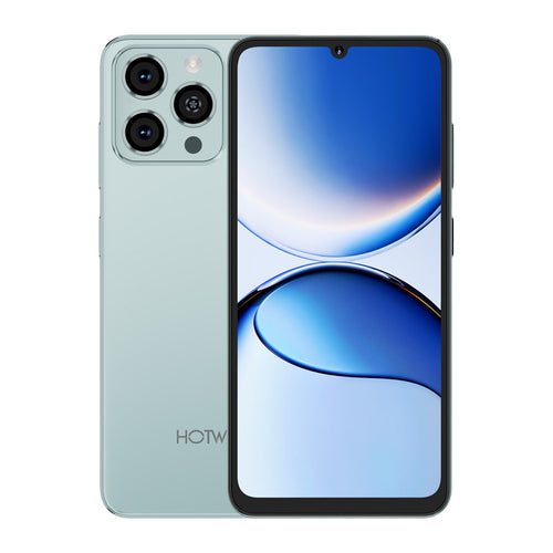 HOTWAV A16 Pro Max - Smartphone 6,75 pouces 120 Hz, 3+64 Go (vert) : smartphone HOTWAV A16 Pro Max vert de face