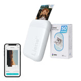 Liene Pearl - Imprimante photo portable Zink + 50 feuilles (blanc) (vue 1)