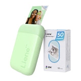 Liene Pearl - Imprimante photo portable Zink + 50 feuilles (vert) (vue 6)