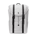 Tomtoc VintPack-TA1 - Sac à dos 22 L pour portable 15,6 pouces (gris) : bretelles rembourrées et dos respirant