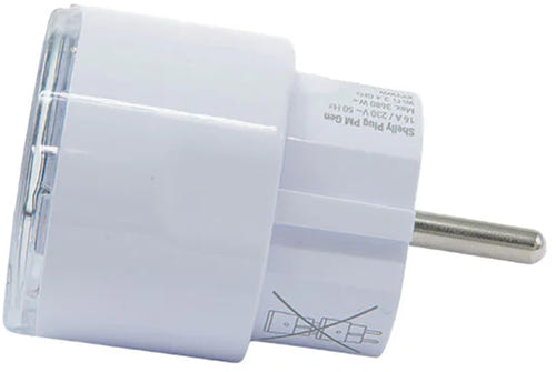 Shelly Plug PM Gen3 - Prise Matter de mesure d'énergie, sans coupure (blanche) : relevés de consommation dans l'application Shelly