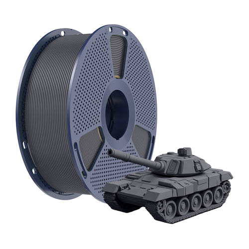 Sunlu PLA+ High-Speed - Filament 3D 1,75 mm (gris) : filament PLA+ gris de 1,75 mm