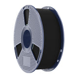 Sunlu PETG High-Speed Matte - Filament 3D mat (noir) : bobine de filament Sunlu PETG mat noir et objets imprimés