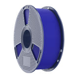 Sunlu PETG High-Speed Matte - Filament 3D mat (bleu) : bobine de filament Sunlu PETG mat bleu et objets imprimés