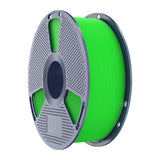Sunlu PETG High-Speed Matte - Filament 3D mat (vert) : bobine de filament Sunlu PETG mat vert et objets imprimés