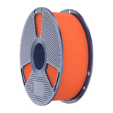 Sunlu PETG High-Speed Matte - Filament 3D mat (orange) : bobine de filament Sunlu PETG mat orange et objets imprimés