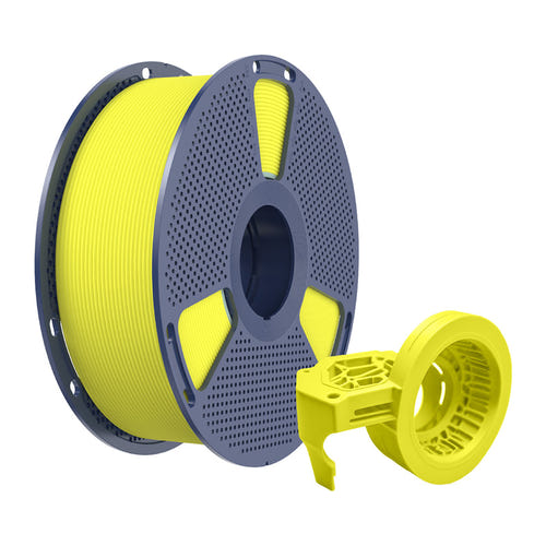 Sunlu PETG High-Speed Matte - Filament 3D mat (jaune) : porte-gobelet imprimé fixé sur un guidon de vélo