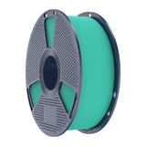 Sunlu PETG High-Speed Matte - Filament 3D mat (menthe) : bobine de filament Sunlu PETG mat menthe et objets imprimés