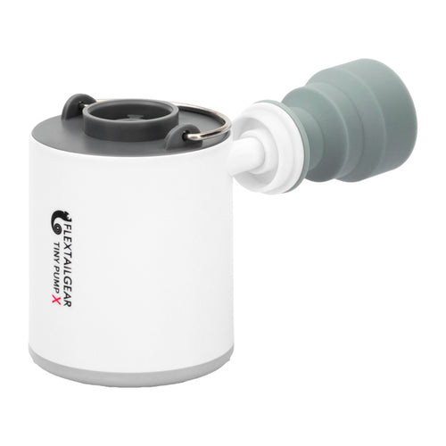 Flextail Tiny Pump X - Pompe à air rechargeable et lampe de camping (blanche) : pompe à air Flextail Tiny Pump X blanche