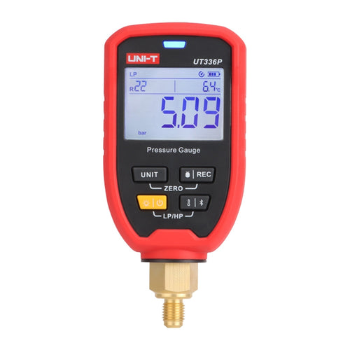 UNI-T UT336P - Manomètre sans fil -1 à 60 bar pour froid et pompes à chaleur : manomètre sans fil UNI-T UT336P de face