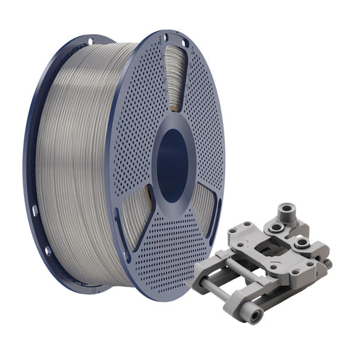 Sunlu ABS - Filament 3D pour pièces fonctionnelles (argent) : aspect métallisé du filament ABS argent