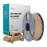 Sunlu PETG - Filament 3D pour pièces durables (chêne) : bobine de filament Sunlu PETG teinte chêne