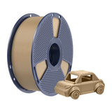 Sunlu PETG - Filament 3D pour pièces durables (chêne) : filament PETG chêne enroulé sur sa bobine