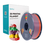 Sunlu PLA Rainbow 01 - Filament 3D multicolore à dégradé : bobine de filament Sunlu PLA Rainbow 01 multicolore