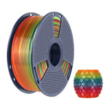 Sunlu PLA Transparent Rainbow 01 - Filament 3D translucide multicolore : filament translucide aux teintes changeantes