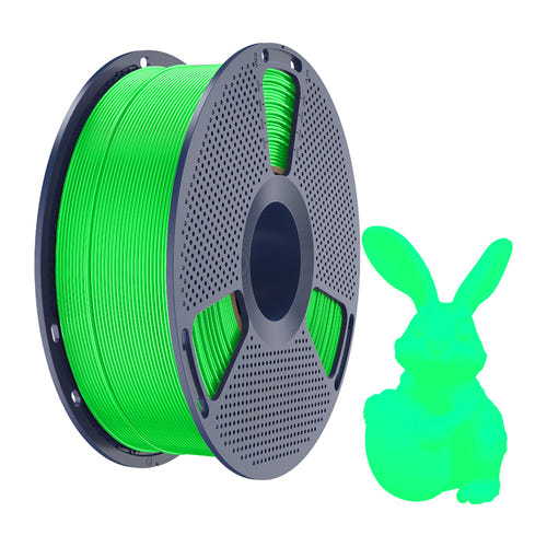 Sunlu PLA Glow - Filament 3D phosphorescent 1,75 mm, 1 kg (vert) : pièces imprimées vues à la lumière du jour