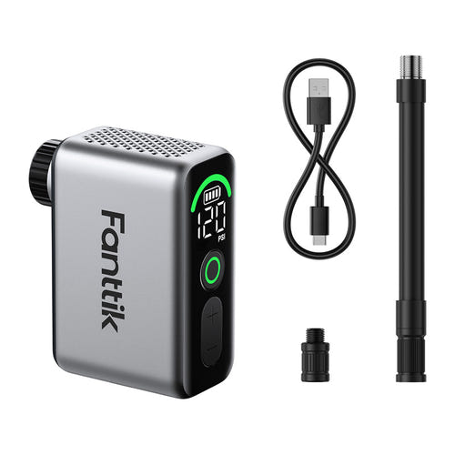 Fanttik X10 Ace Tiny - Mini pompe à vélo électrique 120 PSI : mini pompe électrique Fanttik X10 Ace Tiny