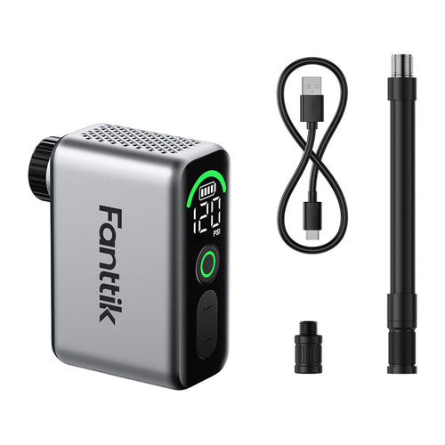 Fanttik X10 Ace Tiny - Mini pompe à vélo électrique 120 PSI : mini pompe électrique Fanttik X10 Ace Tiny