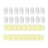 Rojeco RYSJPJXF-LX8 - Filtres pour fontaine à eau 1,5 L, lot de 16 : lot de 16 filtres Rojeco pour fontaine à chat