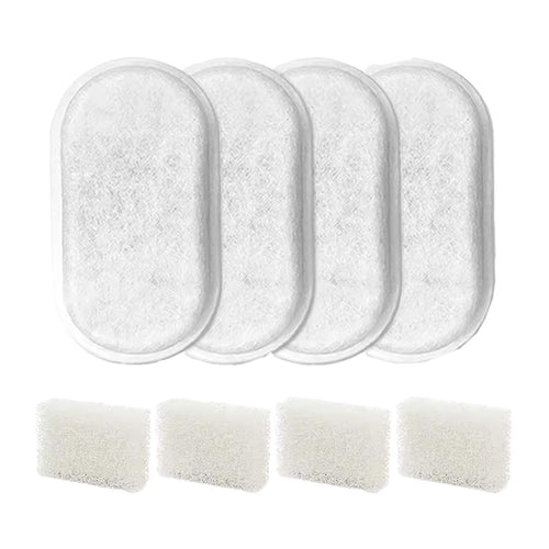 Rojeco RYSJPJHG-LX8 - Filtres pour fontaine à eau 2 L en inox, lot de 4 : lot de 4 filtres Rojeco pour fontaine à chat 2 L