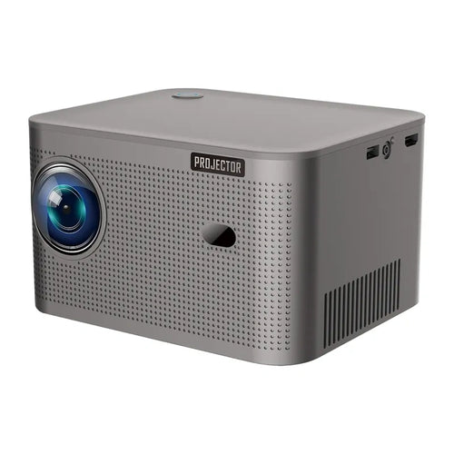 Magcubic HY350 - Vidéoprojecteur Full HD 580 ANSI lumens sous Android 11 (gris) : vidéoprojecteur Magcubic HY350 gris de face