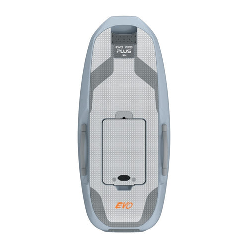 Waydoo EVO Pro Plus 90 L - Planche en EPP pour eFoil Flyer EVO, capteurs et GPS (bleu) : planche Waydoo EVO Pro Plus 90 L bleue de dessus