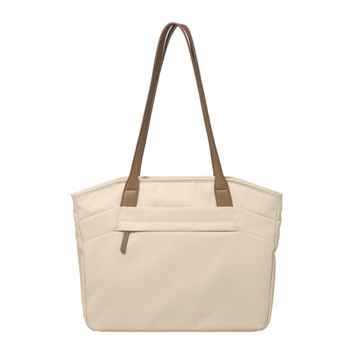 Tomtoc Versatile-T23 - Sac 10 L pour ordinateur jusqu'à 14 pouces (olive) : détail de la matière et des poignées