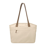 Tomtoc Versatile-T23 - Sac 10 L pour ordinateur jusqu'à 14 pouces (olive) : détail de la matière et des poignées