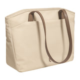 Tomtoc Versatile-T23 - Sac 10 L pour ordinateur jusqu'à 14 pouces (olive) : sac olive fixé à la poignée d'une valise