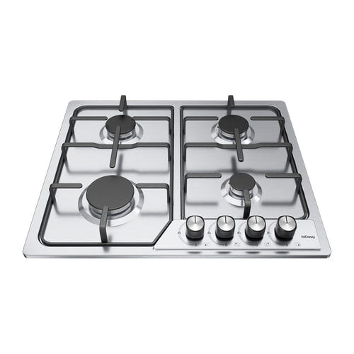 IsEasy MGBG-604C - Table de cuisson au gaz encastrable 4 brûleurs : table de cuisson au gaz IsEasy MGBG-604C vue de dessus