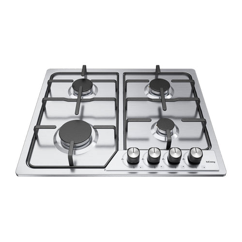 IsEasy MGBG-604C - Table de cuisson au gaz encastrable 4 brûleurs : table de cuisson au gaz IsEasy MGBG-604C vue de dessus