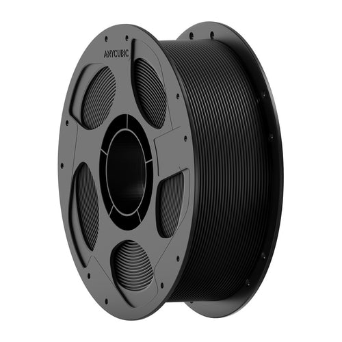Anycubic PETG - Filament 3D 1 kg résistant aux chocs (noir) : bobine de filament Anycubic PETG noir de 1 kg