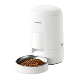Petlibro Air - Distributeur de croquettes connecté 2 L (blanc) : réservoir de 2 litres et couvercle verrouillable