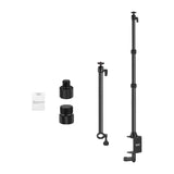 Neewer TL253A+CR22 - Trépied de table à pince pour prise de vue zénithale : rotule à rotation 360° du support