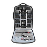 Neewer NW3300-G - Sac à dos photo à roulettes 2 en 1 pour reflex : poches en filet pour cartes et batteries