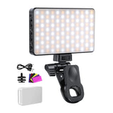 Neewer BL120B - Lampe LED à pince 120 LED, 2500 à 9000 K : diffuseur en silicone monté sur la lampe