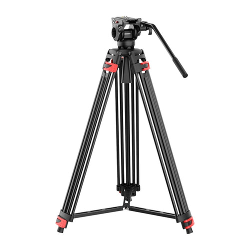 Neewer TP37 - Trépied vidéo à tête fluide, charge 8 kg : trépied vidéo Neewer TP37 avec tête fluide