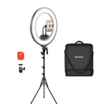 Neewer RL45B - Kit anneau lumineux LED ultra-plat 18 pouces, 45 W : anneau lumineux LED Neewer RL45B ultra-plat
