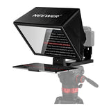 Neewer BASICS X12B - Prompteur aluminium 12 pouces, 1664 g : verre 12 pouces et tablette installée