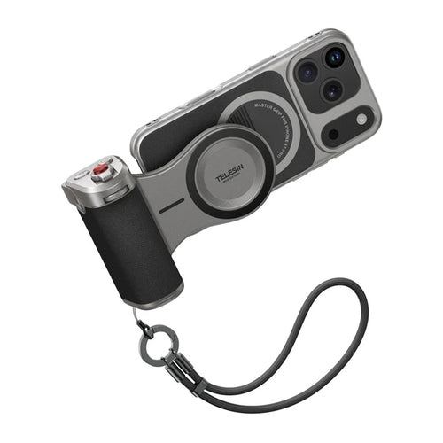 Telesin Master Grip - Poignée de tournage MagSafe 3200 mAh pour iPhone 17 Pro Max : poignée Telesin Master Grip pour iPhone 17 Pro Max