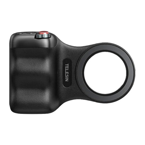 Telesin Fun Shot Grip2 - Poignée magnétique MagSafe pour smartphone (noire) : poignée magnétique Telesin Fun Shot Grip 2 noire