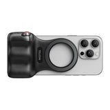 Telesin Fun Shot Grip2 - Poignée magnétique MagSafe pour smartphone (noire) : déclencheur à deux temps et zoom de la Fun Shot Grip 2