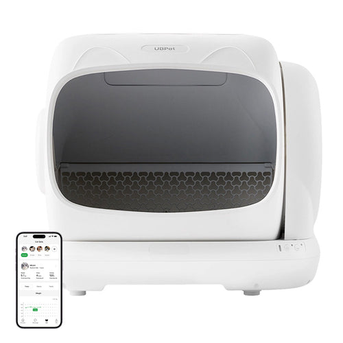 UBPet C41 - Litière autonettoyante connectée 106 L : litière autonettoyante connectée UBPet C41