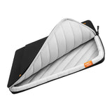 TOMTOC Defender-A13 - Housse 13 pouces pour MacBook Neo (noire) : poche zippee exterieure et boucle pour AirTag