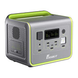 FOSSIBOT F800 - Station électrique portable 800 W, 512 Wh (verte) : ecran LCD de la station F800